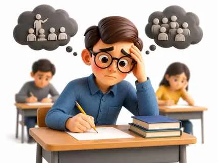پرسشنامه رایگان اضطراب کلاس درس